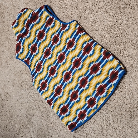 Patagonia Synchilla Aztec Fleece Vest Jacket Wild Desert Prarie Gold Women's M - Picture 11 of 11